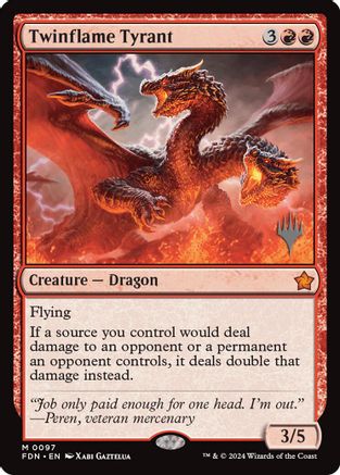 Twinflame Tyrant  [Promo Pack: Edge of Eternities] Foil