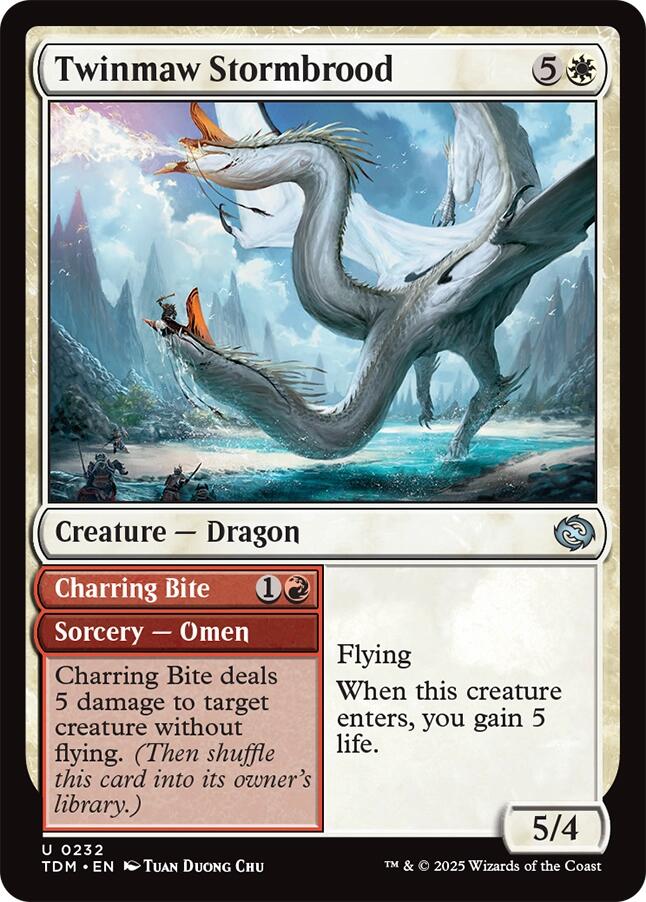 Twinmaw Stormbrood [Tarkir: Dragonstorm] Foil