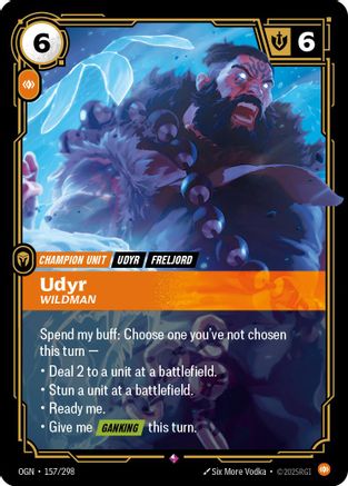 Udyr - Wildman (157/298) - Riftbound - [Origins] Foil