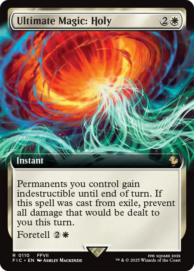 Ultimate Magic: Holy (Extended Art) [FINAL FANTASY Commander] Foil