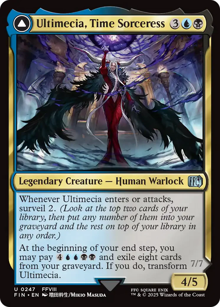 Ultimecia, Time Sorceress // Ultimecia, Omnipotent [FINAL FANTASY] Foil