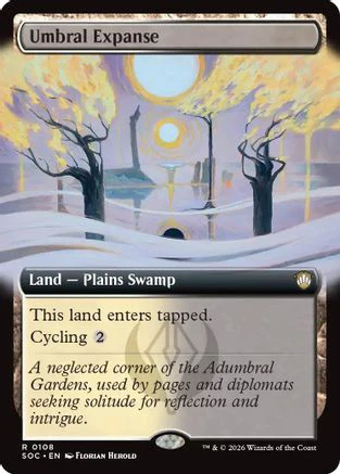 Umbral Expanse (Extended Art)  [Commander: Secrets of Strixhaven]