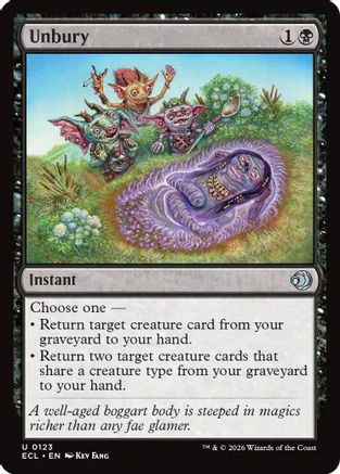 Unbury  [Lorwyn Eclipsed] Foil