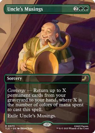 Uncle's Musings (Borderless)  [Avatar: The Last Airbender: Eternal-Legal]