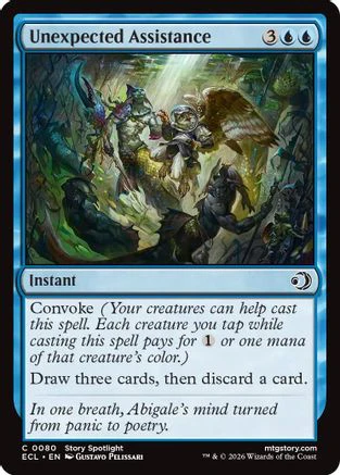 Unexpected Assistance  [Lorwyn Eclipsed] Foil