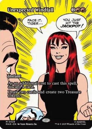 Unexpected Windfall (Borderless)  [Marvel Eternal-Legal]