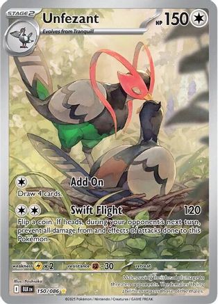 Unfezant (155/086) [Scarlet & Violet: Black Bolt]