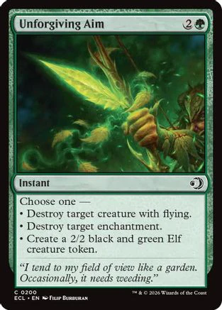 Unforgiving Aim  [Lorwyn Eclipsed] Foil