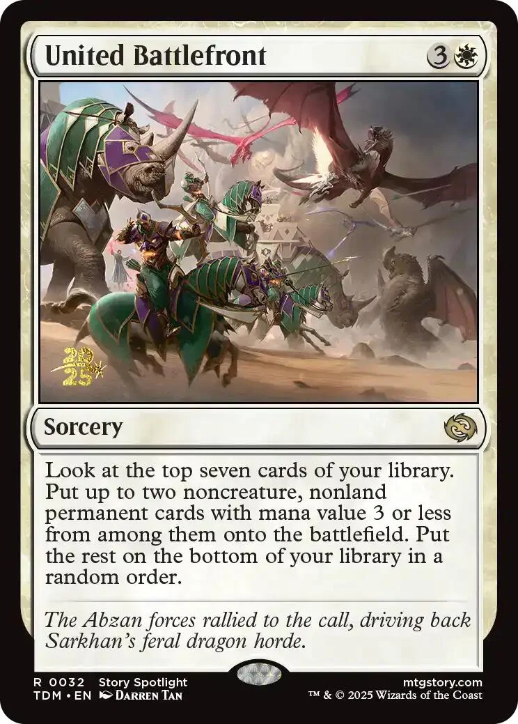 United Battlefront [Tarkir: Dragonstorm Prerelease Promos] Foil