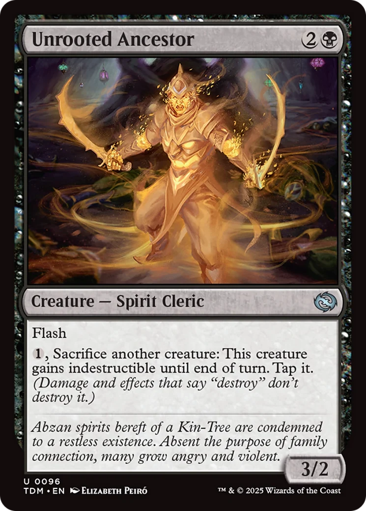 Unrooted Ancestor [Tarkir: Dragonstorm] Foil