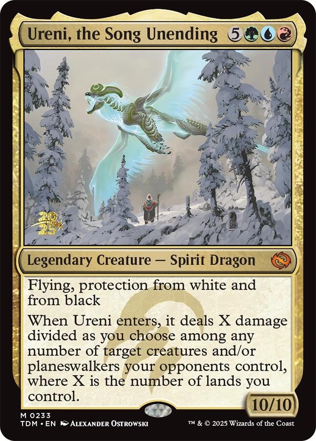 Ureni, the Song Unending [Tarkir: Dragonstorm Prerelease Promos] Foil