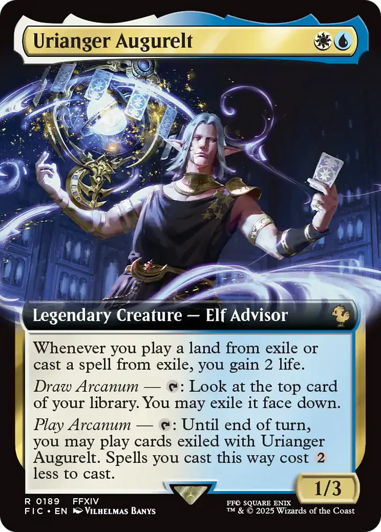 Urianger Augurelt (Extended Art) [FINAL FANTASY Commander] Foil