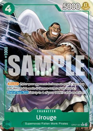Urouge (Alternate Art) (OP07-021) - [Premium Booster -The Best- Vol. 2] Foil