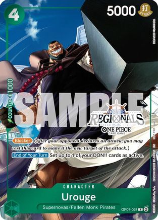 Urouge (Online Regional Participation Pack 2025 Vol.1) (OP07-021) - [One Piece Promotion Cards] Foil