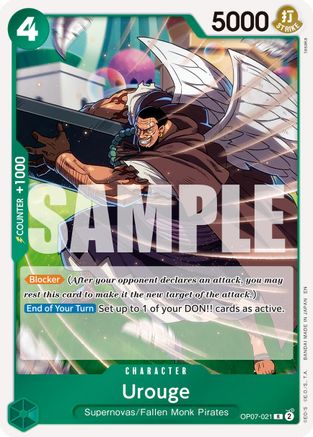Urouge (Reprint) (OP07-021) - [Premium Booster -The Best- Vol. 2]