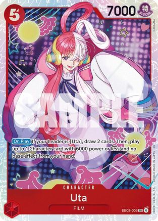 Uta (003) (EB03-003) - [Extra Booster: One Piece Heroines Edition] Foil