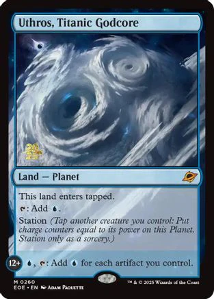 Uthros, Titanic Godcore  [Prerelease Cards] Foil