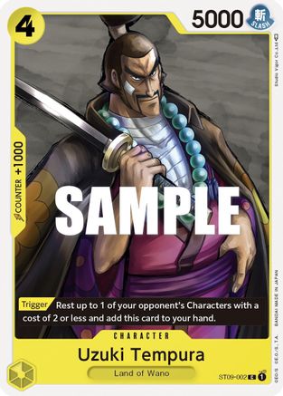 Uzuki Tempura (ST09-002) - [Starter Deck 9: Yamato]