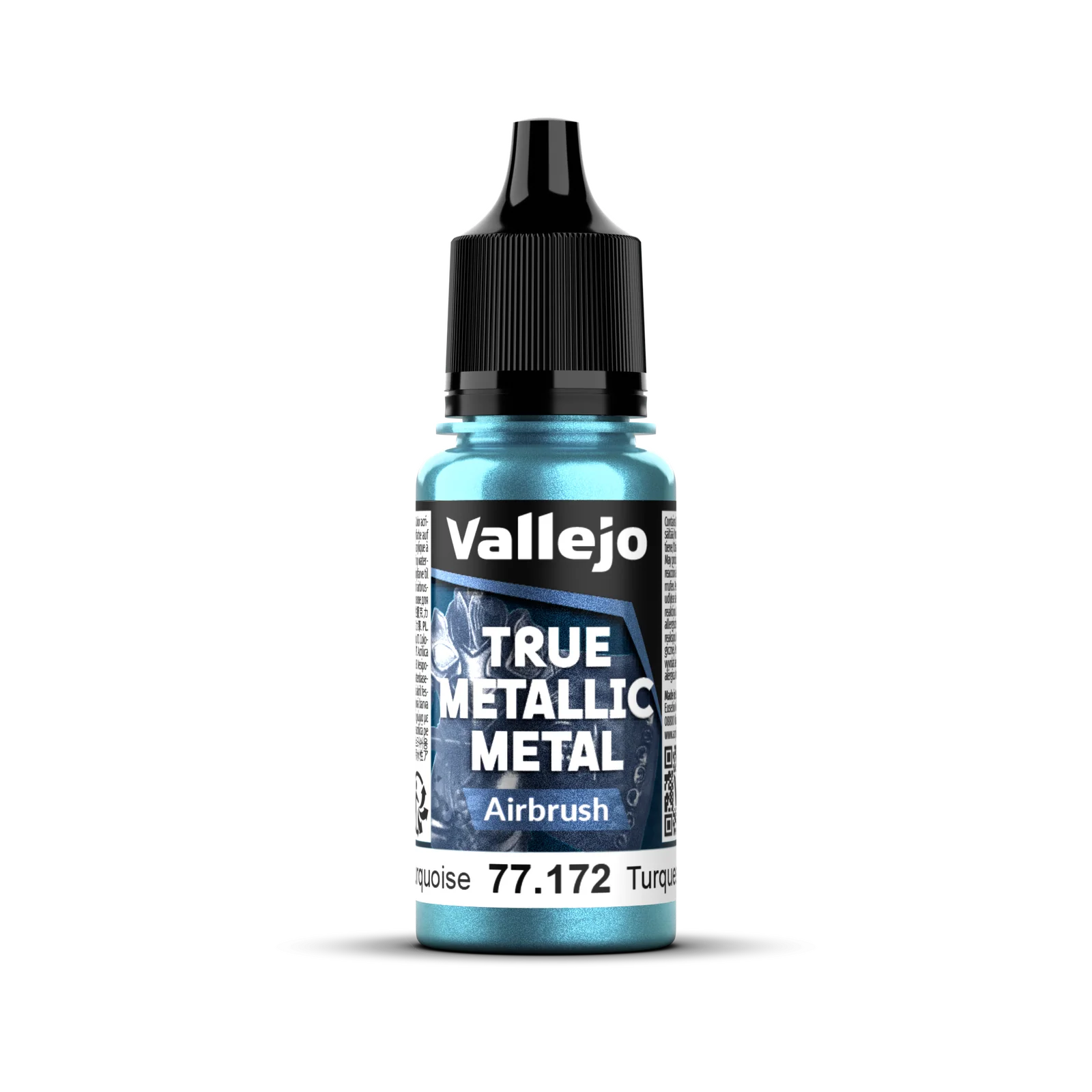 Vallejo True Metallic Metal: Airbrush - Hydra Turquoise 18 ml