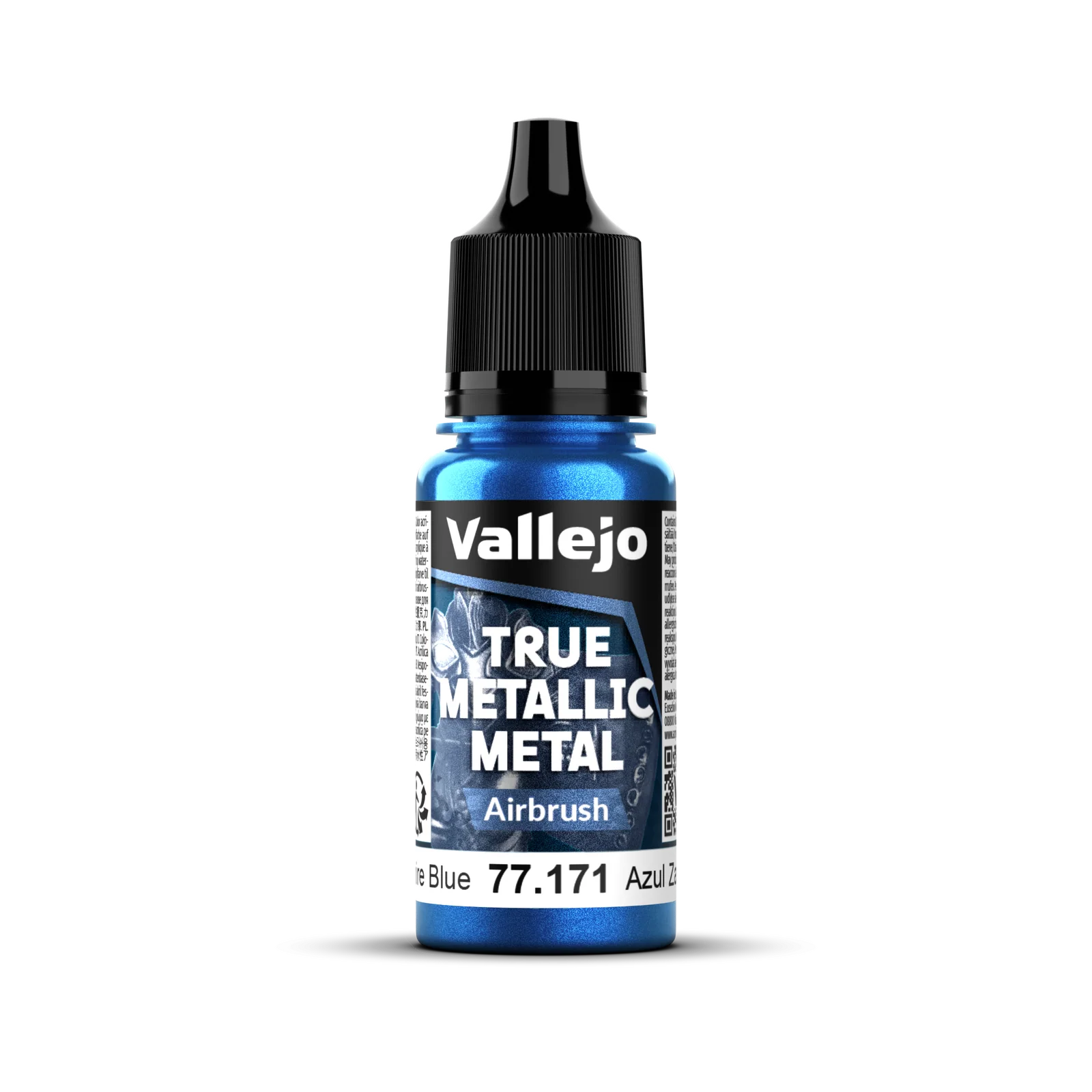 Vallejo True Metallic Metal: Airbrush - Sapphire Blue 18 ml