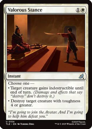 Valorous Stance  [Avatar: The Last Airbender: Eternal-Legal] Foil