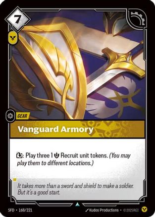 Vanguard Armory (168/221) - Riftbound - [Spiritforged]