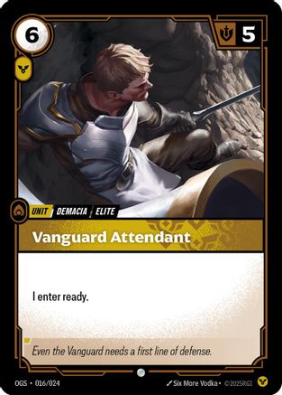 Vanguard Attendant (016/024) - Riftbound - [Origins Proving Grounds]