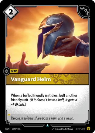 Vanguard Helm (228/298) - Riftbound - [Origins] Foil