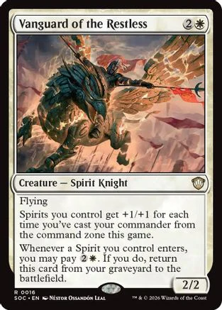 Vanguard of the Restless  [Commander: Secrets of Strixhaven]
