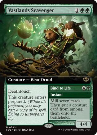 Vastlands Scavenger (Extended Art)  [Secrets of Strixhaven]