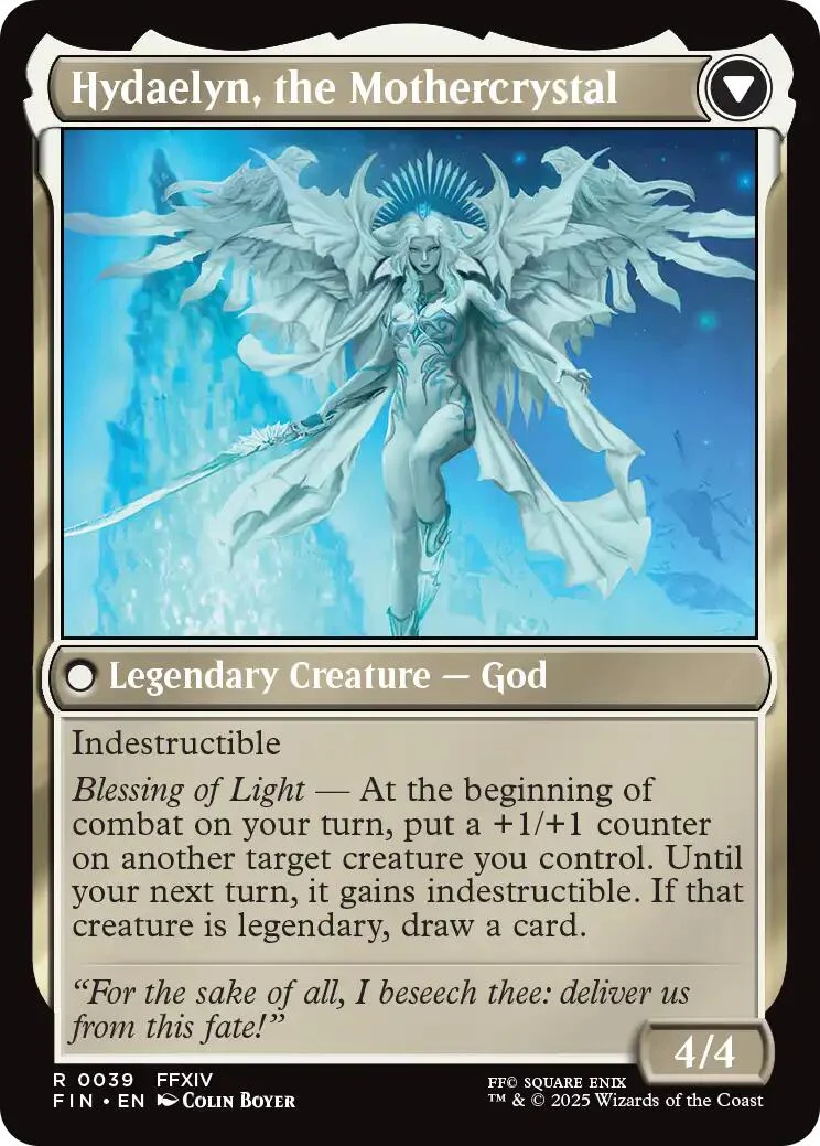 Venat, Heart of Hydaelyn // Hydaelyn, the Mothercrystal [FINAL FANTASY] Foil - Image 2