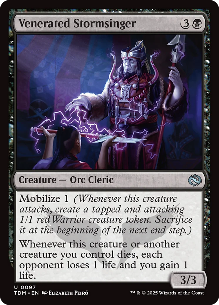 Venerated Stormsinger [Tarkir: Dragonstorm] Foil