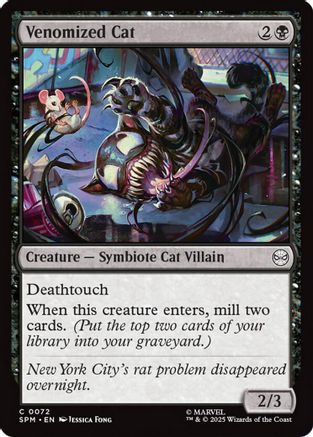 Venomized Cat  [Marvel's Spider-Man] Foil