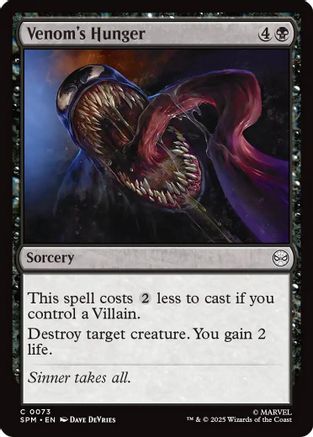 Venom's Hunger  [Marvel's Spider-Man]