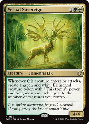 Vernal Sovereign  [Commander: Lorwyn Eclipsed]