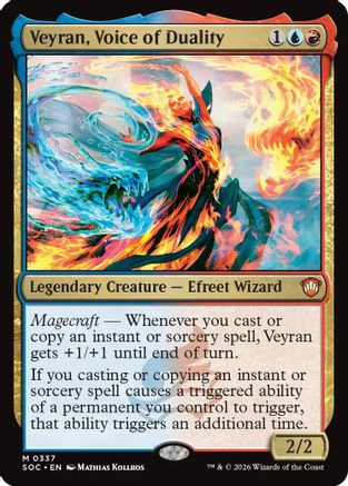 Veyran, Voice of Duality  [Commander: Secrets of Strixhaven]