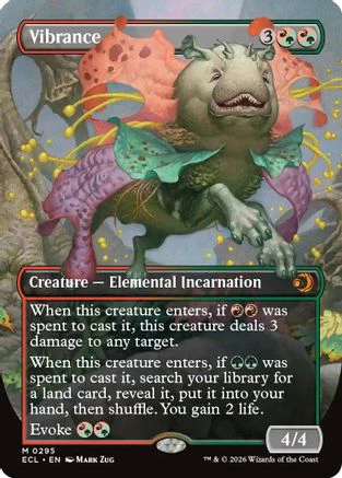 Vibrance (Borderless)  [Lorwyn Eclipsed] Foil