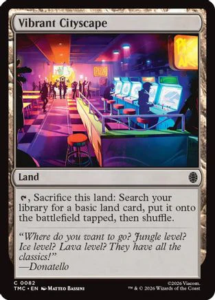 Vibrant Cityscape  [Commander: Teenage Mutant Ninja Turtles]