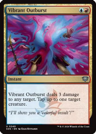 Vibrant Outburst  [Secrets of Strixhaven]