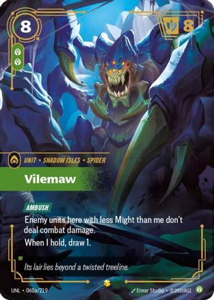 Vilemaw (Alternate Art) (060a/219) - Riftbound - [Unleashed] Foil