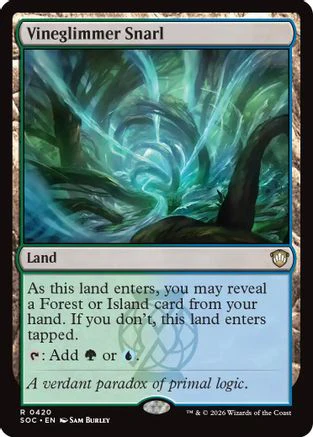 Vineglimmer Snarl  [Commander: Secrets of Strixhaven]