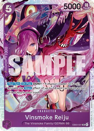 Vinsmoke Reiju (EB03-031) - [Extra Booster: One Piece Heroines Edition] Foil