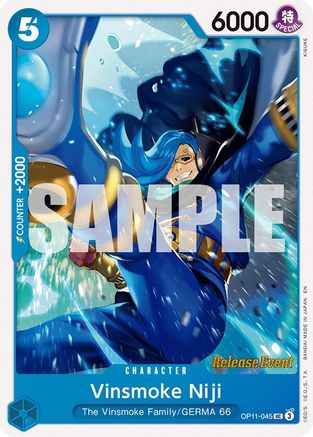 Vinsmoke Niji (OP11-045) - [A Fist of Divine Speed Release Event Cards]