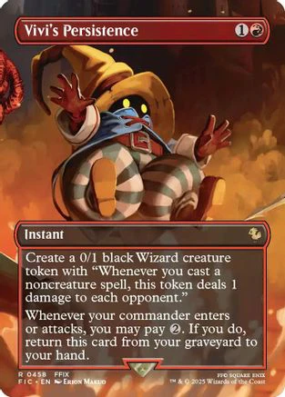 Vivi's Persistence (Borderless)  [Commander: FINAL FANTASY]