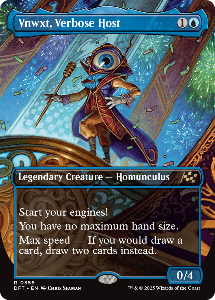 Vnwxt, Verbose Host (Borderless) [Aetherdrift] Foil