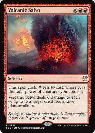Volcanic Salvo  [Commander: Secrets of Strixhaven]