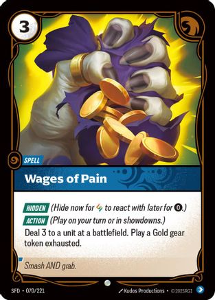 Wages of Pain (070/221) - Riftbound - [Spiritforged]