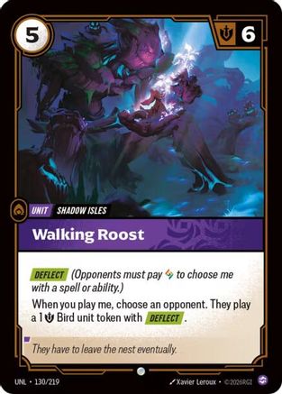 Walking Roost (130/219) - Riftbound - [Unleashed] Foil