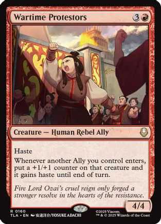 Wartime Protestors  [Avatar: The Last Airbender]