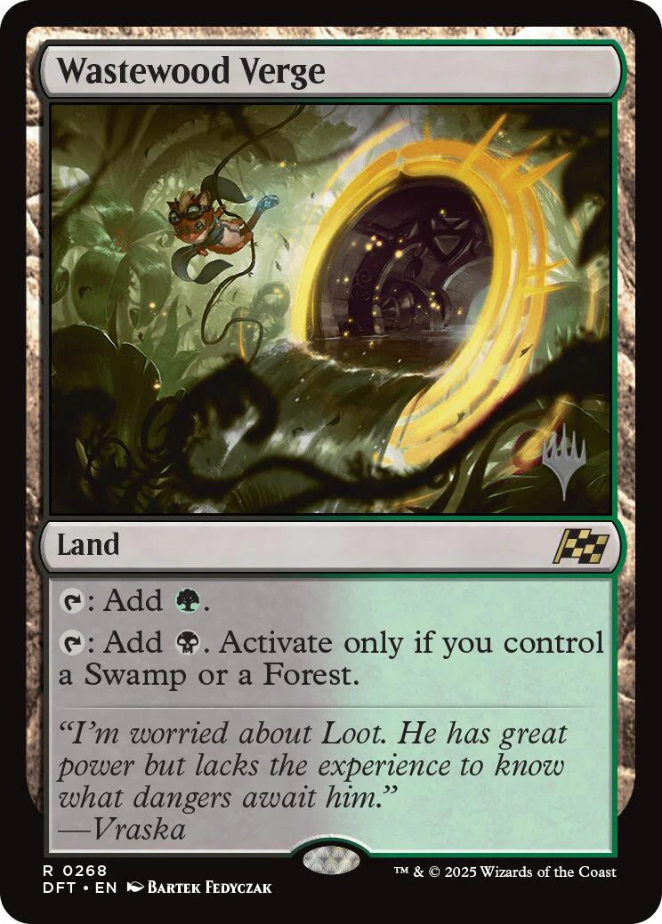 Wastewood Verge (Promo Pack) [Aetherdrift Promos] Foil
